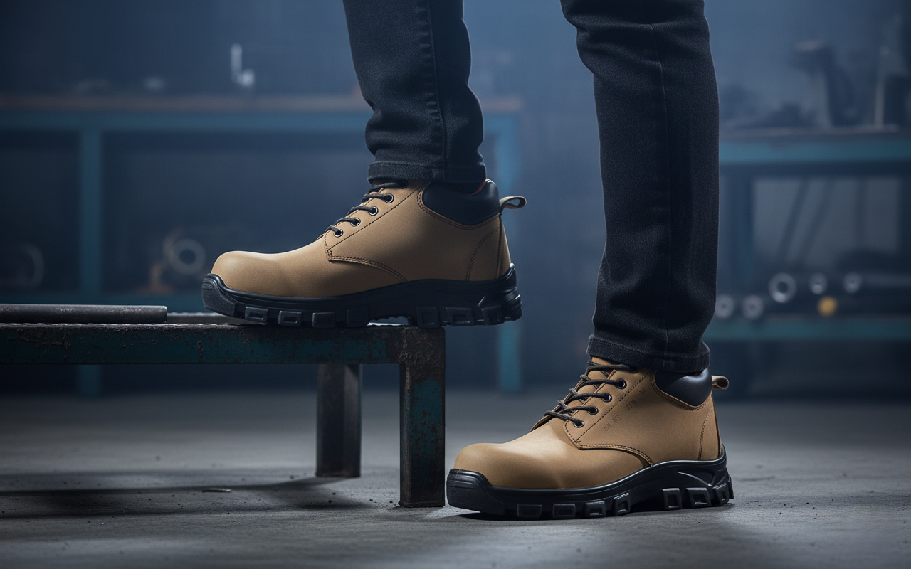Bota Industrial 407 Crazy Camel Suela PU - Imagen 2